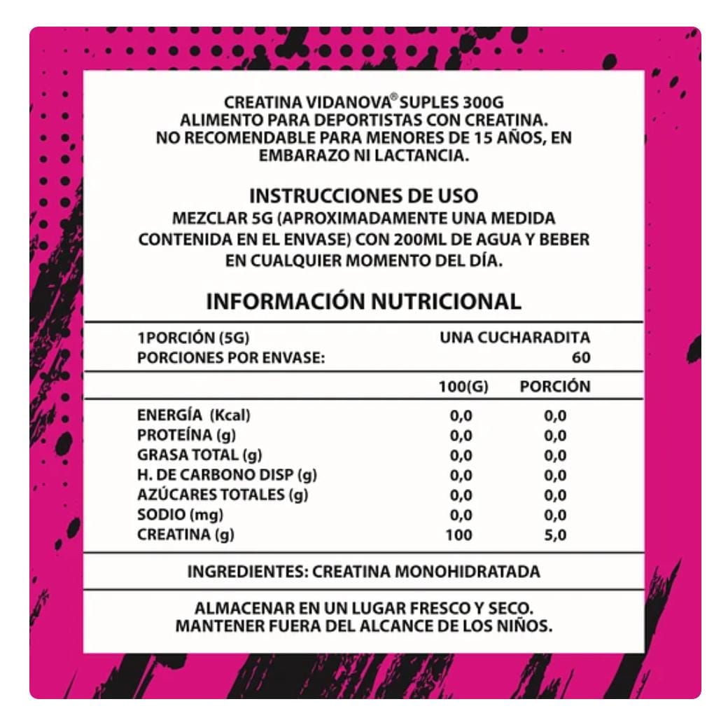 Creatina WOMAN Monohidratada Micronizada 300g